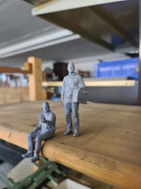 Kopie einer zusätzlichen Figur Grösse ca 1:22, Grundiert