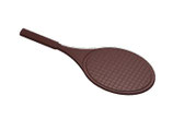 Molde de chocolate con forma de raqueta de tenis