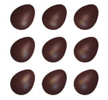 molde de huevo de chocolate