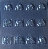 rocket chocolate mold x12