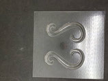 Chocolate mold with large pot handle