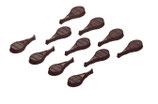 Molde de chocolate con forma de raqueta de tenis