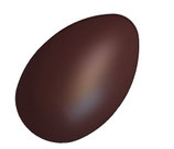 molde de huevo de chocolate