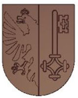 Chocolate mold with 4 small Geneva coats of arms