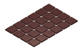 Molde de chocolate napolitano 6x4.