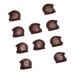 Moule chocolat casque pompier de Paris x8