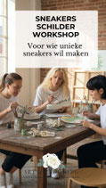 Workshop sneakers beschilderen
