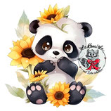 Zeugnismappe "Pandabären" #03