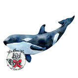 Wärmflasche "Wale und Delfine" #02