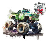 Zeugnismappe "Monstertrucks" #04