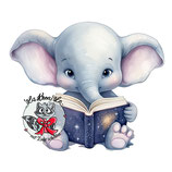 Lesezeichen "Elefanten" #04
