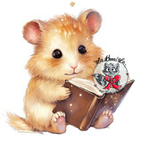 Lesezeichen "Hamster" #01