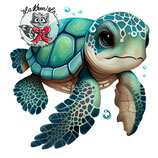 Wärmflasche "Schildkröten" #03