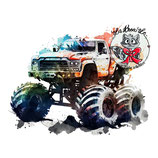 Zeugnismappe "Monstertrucks" #02