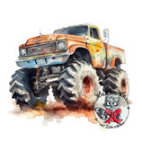 Zeugnismappe "Monstertrucks" #25