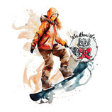 Tasche "Snowboarding" #06