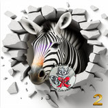 3D Tasse "Zebra" #02