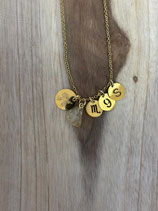 Collier de naissance 5 "1+2+3+4"