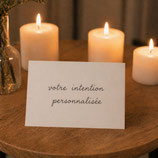 Intention personnalisée