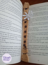 Marque pages flûte à bec fleur de tiaré Tahiti