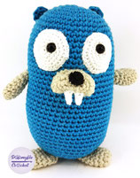 Plush Gopher mascot language Go amigurumi