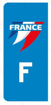 Sticker Plaque Gauche Police