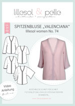 Papierschnittmuster Spitzenbluse "Valenciana"