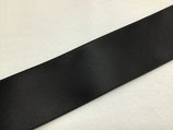 Satinband 40 mm noir (schwarz)