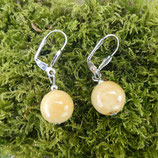 Boucles d'oreilles Calcite Orange