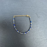 Bracelet Doré Lapis Lazuli 1