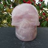 Crâne Quartz Rose