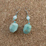 Boucles d'oreilles Amazonite
