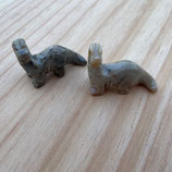 Dinosaures Stéatite lot de 2