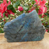 Labradorite brute & une face polie N° 1