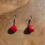 Boucles d'oreilles Racine de Corail