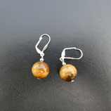 Boucles d'oreilles Œil de Tigre