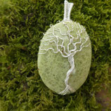Pendentif Opale Verte