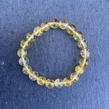 Bracelet  Citrine Ø 6 et 8 mm