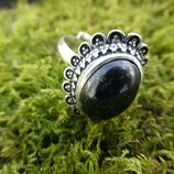 Bague avec Tourmaline Noire