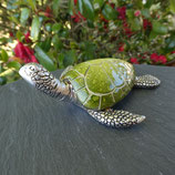 Tortue marine verte & argentée