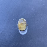 Bague Citrine Ovale - A