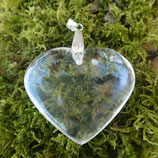 Pendentif  Cœur Cristal de roche