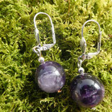 Boucles d'oreilles Améthyste