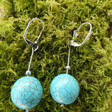 Boucles d'oreilles Howlite T