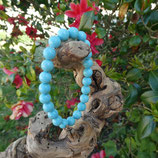 Bracelet Turquoise Howlite Teintée