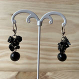 Boucles d'oreilles Onyx