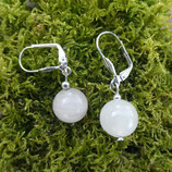 Boucles d'oreilles Quartz rose