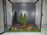 Diorama in Kunststoffvitrine "Agility"