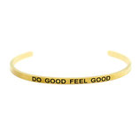 Do good feel good Armreif