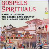 GOSPELS AND SPIRITUALS 3-LP-Box - Mahalia Jackson / Golden Gate Quartet / Alabama Singers